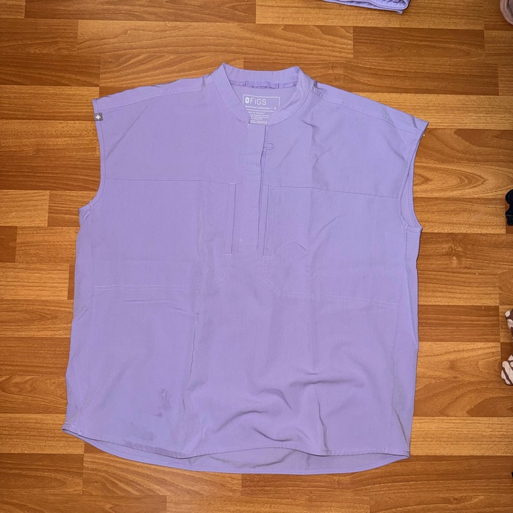 Figs Oversized Top Lavender Dew